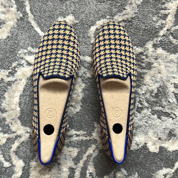 RETIRED Rothy’s Sapphire and Camel Loafers NIB Size 8 - Picture 2 of 3